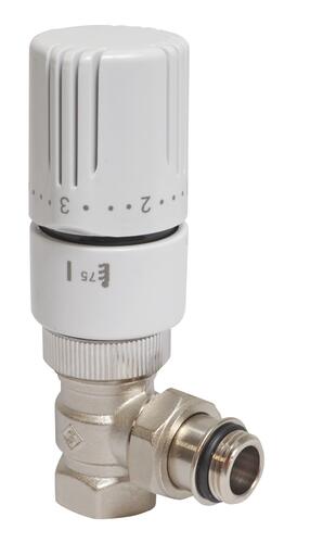 Robinet thermostatique équerre 12/17 à élément sensible liquide